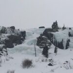 Scottish Gully filled with snow